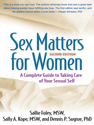 cover image of Sex Matters for Women